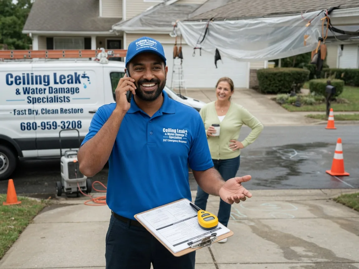 Ceiling Leak Cleanup Sumter, SC FAQs